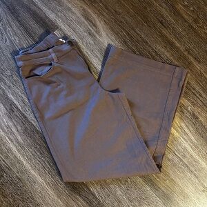 Pact stretch twill wide leg pants